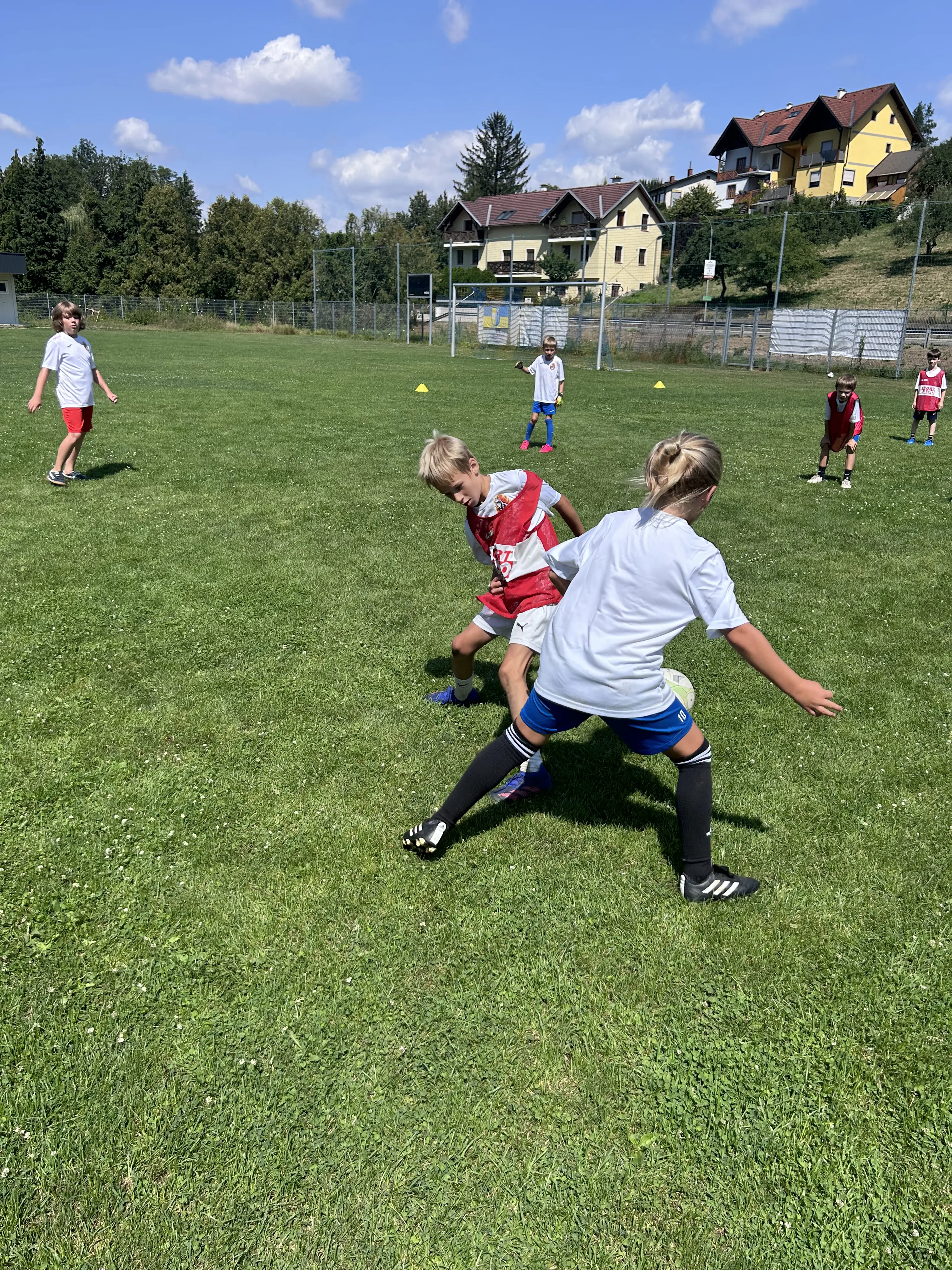Impression aus dem Fußballcamp