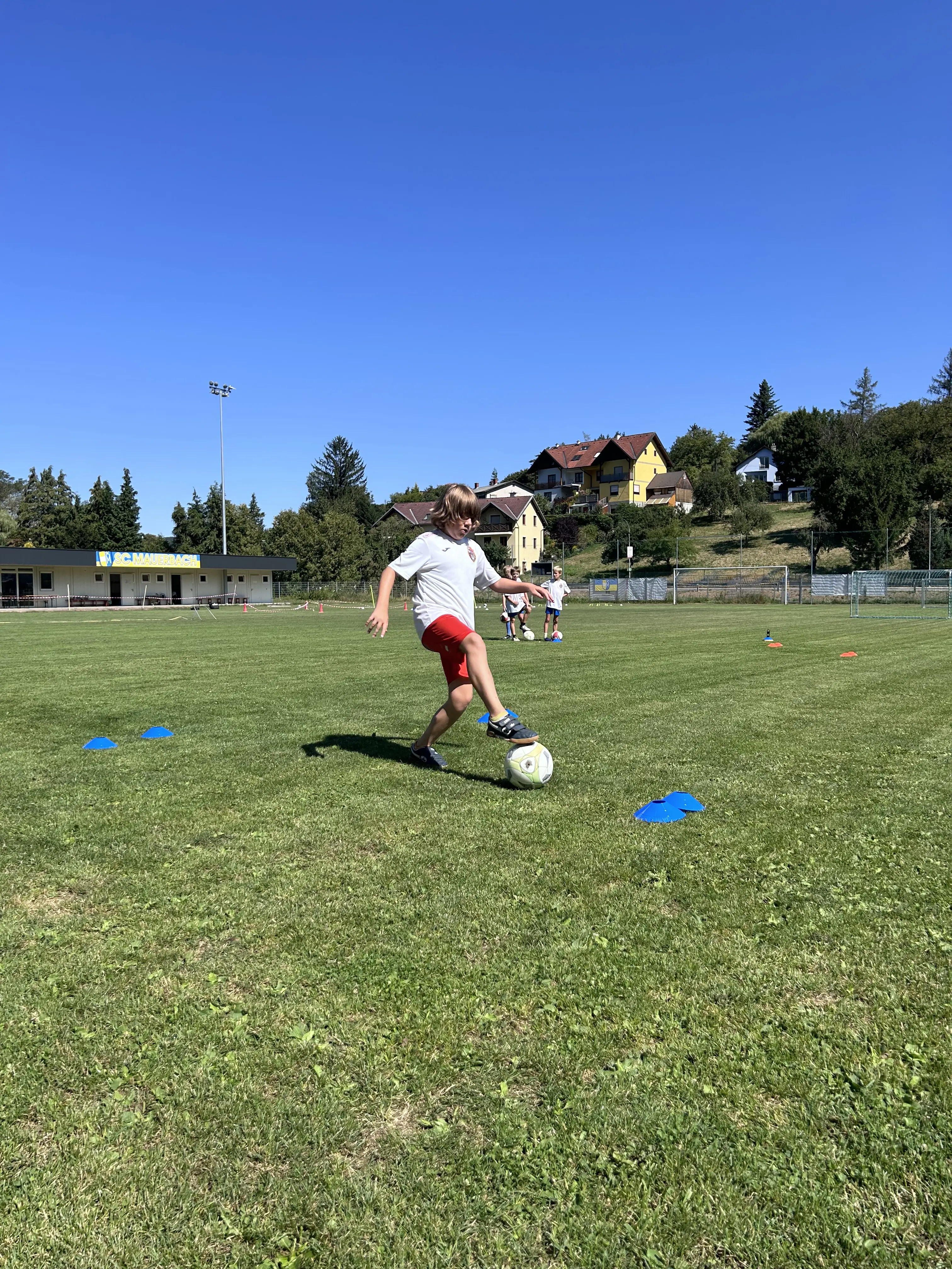Impression aus dem Fußballcamp