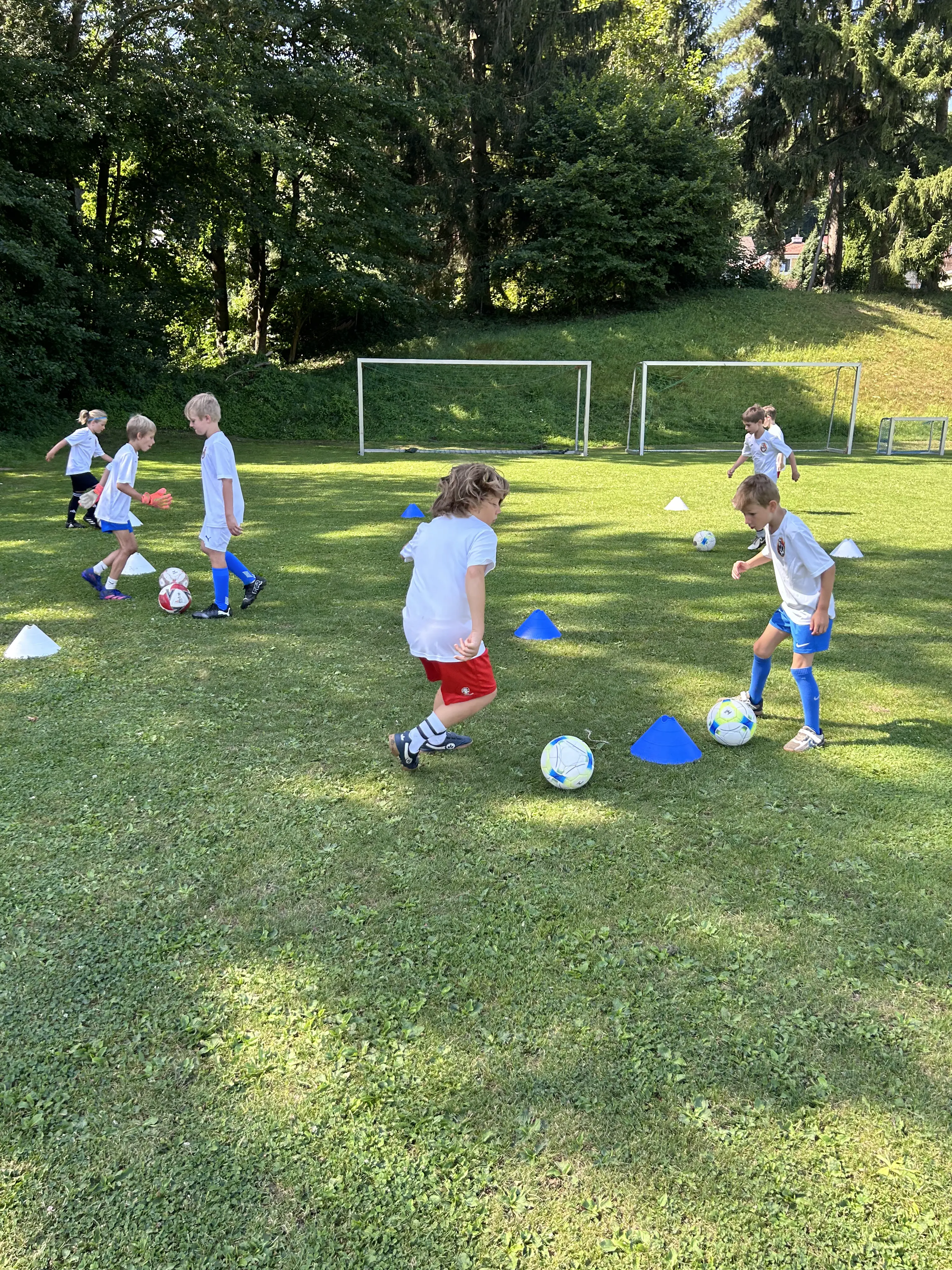 Impression aus dem Fußballcamp