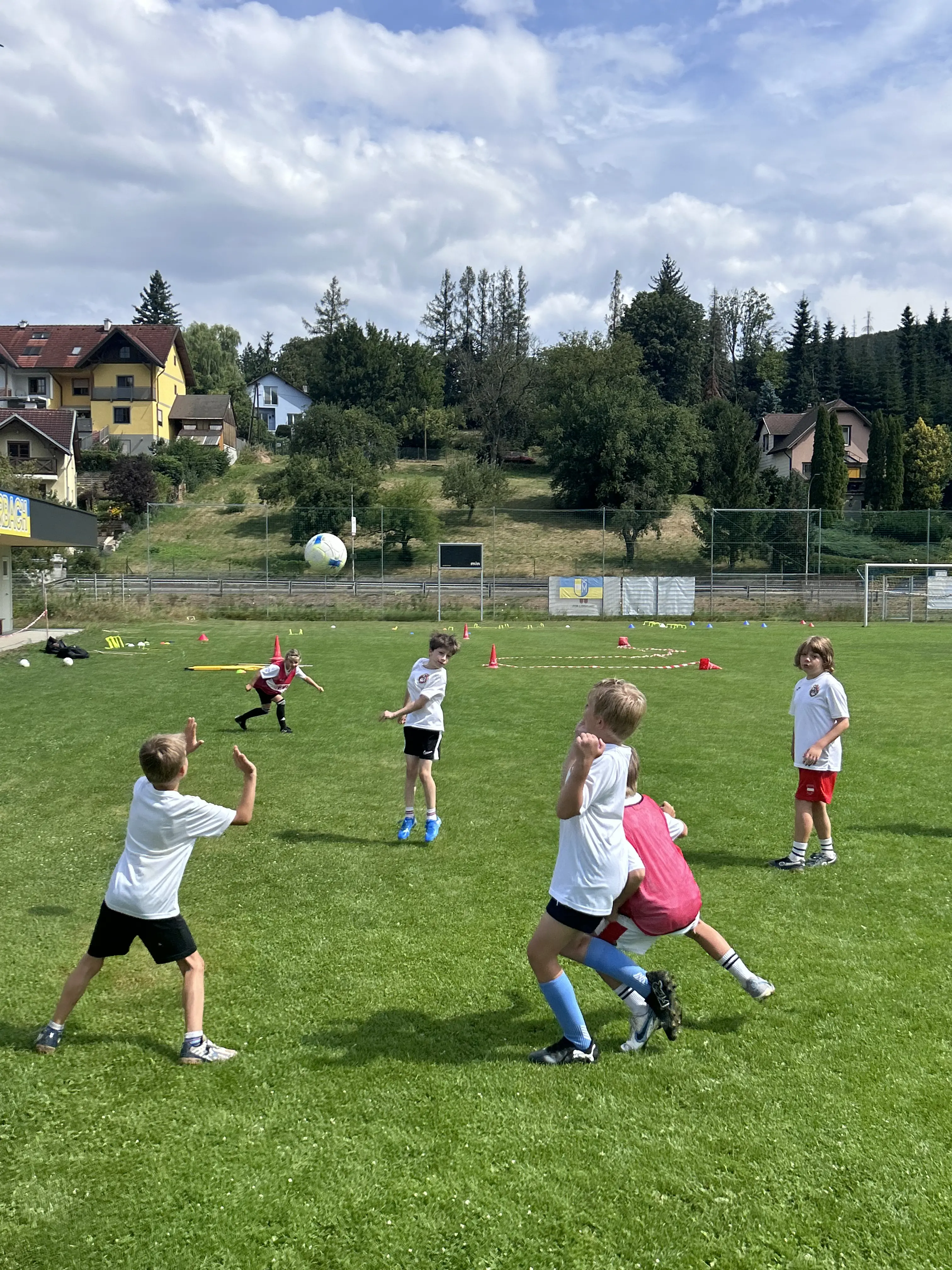 Impression aus dem Fußballcamp