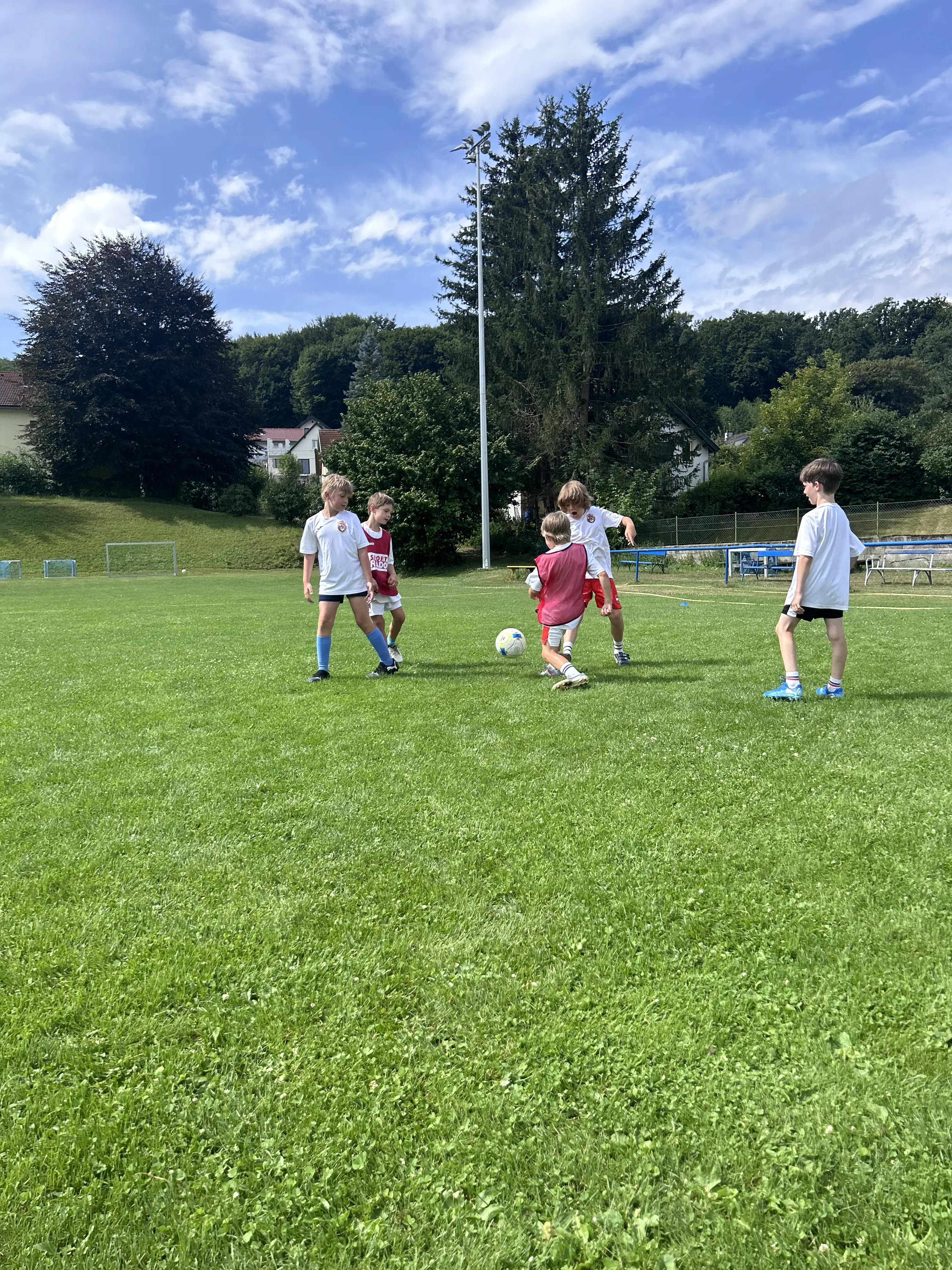 Impression aus dem Fußballcamp